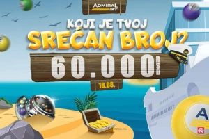 Koji je vaš srećan broj? Samo danas - osvojite deo od 60.000 dinara!